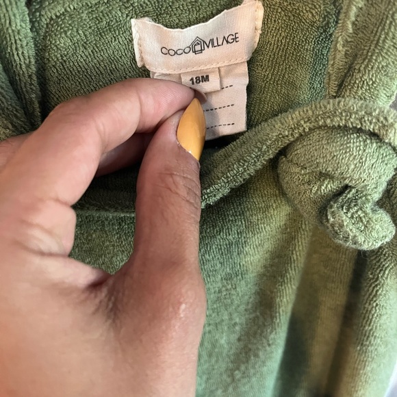 Coco village terry cloth overalls - Picture 3 of 3